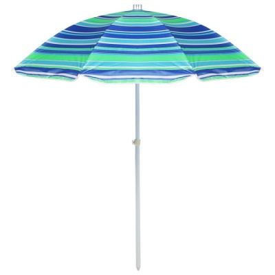 Зонт пляжный «Модерн» с механизмом наклона, серебряным покрытием, 867031, d=150 cм, h=170 см, цвет уточняйте