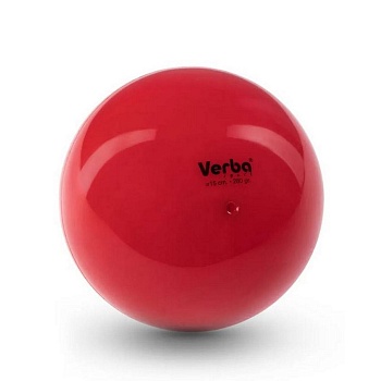 Мяч для художественной гимнастики Verba Sport, цвет: красный однотонный