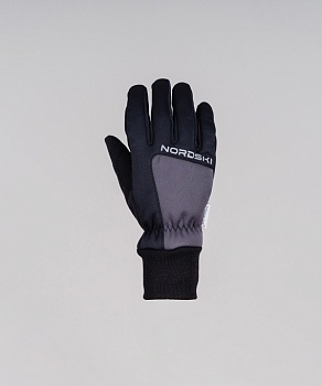 Перчатки Nordski Jr.Arctic Black/Grey (NSJ356201) в магазине Спорт - Пермь