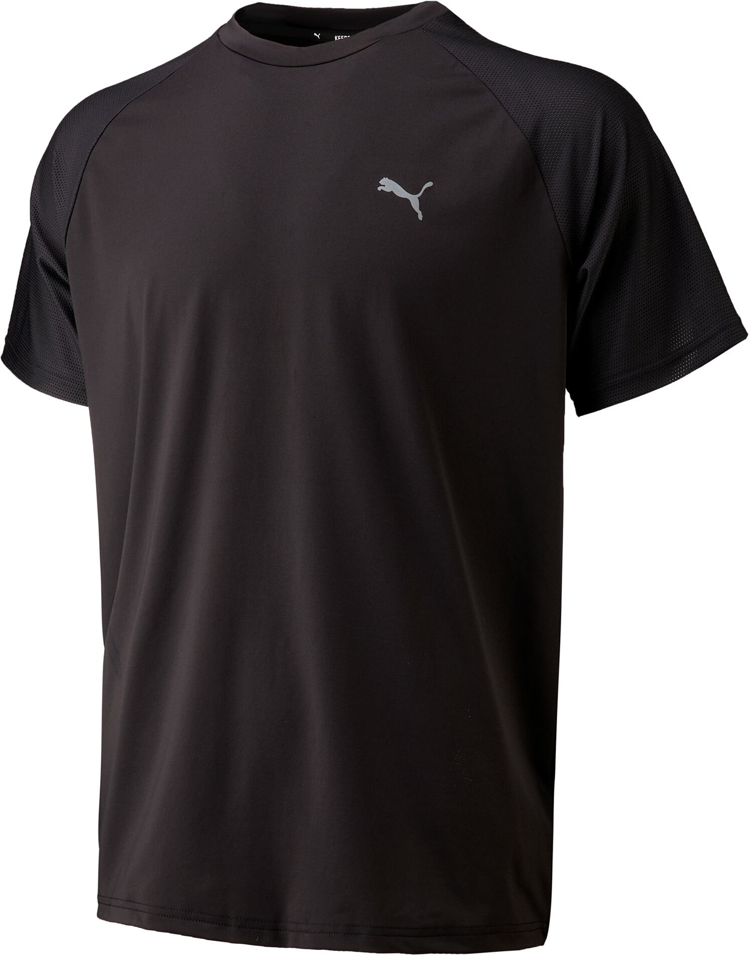 Футболка мужская PUMA Active Ess Tee Poly M арт. 84718701, цвет черный для  бега в Магазине Спорт - Пермь