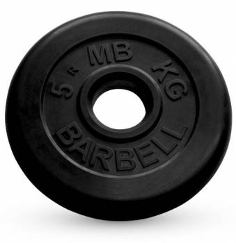 Диск обрезиненный "Стандарт", вес 5 кг MB Barbell в Магазине Спорт - Пермь