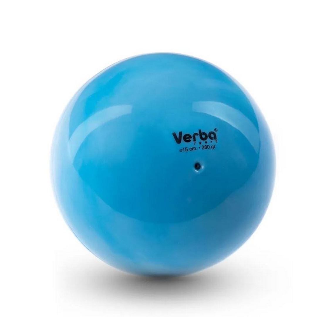 Купить мяч для художественной гимнастики verba sport, цвет: голубой  однотонный просто в магазине Спорт - Пермь