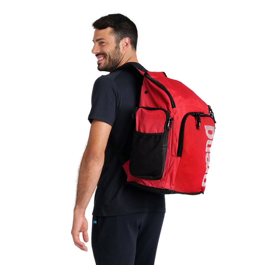 Рюкзак спортивный Arena TEAM BACKPACK 45 литров - 002436 400 team red  melange, купить товары для плавания выгодно в магазине Спорт - Пермь