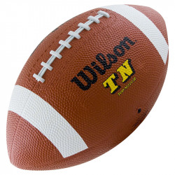 Мяч для американского футбола "WILSON TN Official Ball" арт.WTF1509XB,резина, бутил. камера, термосшивка, коричн