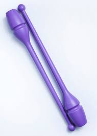 Булавы SASAKI M-34JKH 40.5 см. фиолетовый (PP) для художественной гимнастики