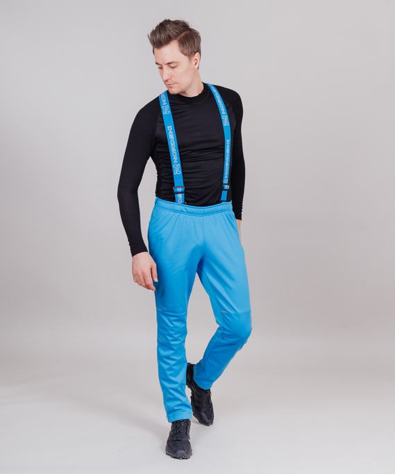 Разминочные мужские брюки NORDSKI Premium Blue (NSM305700) для бега вМагазине Спорт - Пермь