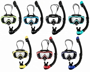 Набор для плавания (маска+трубка) Sargan "ПАНОРАМА-М" в магазине Спорт - Пермь