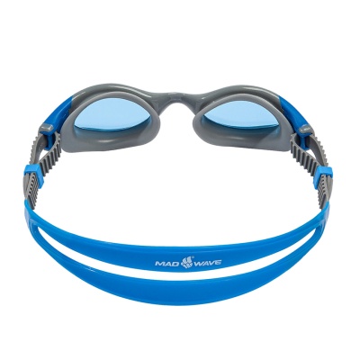 Очки для плавания юниорские Mad Wave Automatic Junior Flame M0411 04 0 04W, голубой в магазине Спорт - Пермь