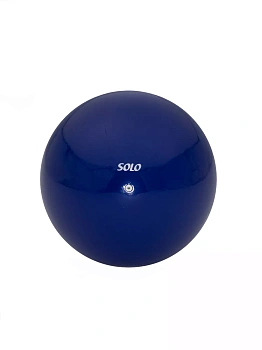 Мяч для художественной гимнастики глянцевый Solo «Синий Темный» BGLN-102