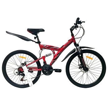 Велосипед Krypton PHANTOM 26", 21 скорость, (рама 18), красный