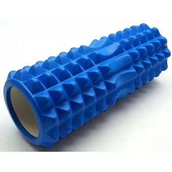Ролик для йоги Stingrey YW-6005/33BL, 33 см, синий в Магазине Спорт - Пермь