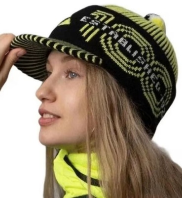 Шапка FISCHER CAP 100(GR8282-103)черный лимон