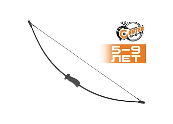 Лук детский классический Centershot Эльф черный (с комплектацией)