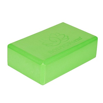 Блок для йоги Body Form BF-YB02, 22,5х15х7,5 см, зеленый в Магазине Спорт - Пермь