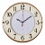 Настенные часы Рубин 3328-103 круг со вставками d=32,5см, корпус золото "Классика с узором" в магазине Спорт - Пермь