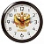 Настенные часы Рубин 6026-034 круг d=29см, корпус темно-коричневый " Россия" в магазине Спорт - Пермь