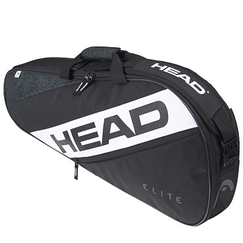 Сумка HEAD Elite 3R 283652 BKWH, цвет: черный/белый