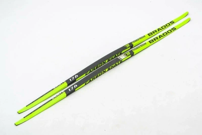 Лыжи беговые STC Brados Carbon Skate H1 желтые в магазине Спорт - Пермь