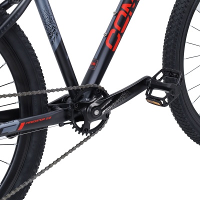 Велосипед COMIRON PREDATOR, 27,5", 11 скоростей, (17 рама), черно-красный в Магазине Спорт - Пермь