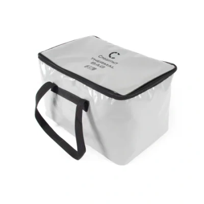 Сумка изотермическая ПВХ СЛЕДОПЫТ Thermal Bag, 45х28х28 см, 35 л, серый