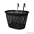 Корзина для велосипеда пластиковая черная. / 1DVMI-10