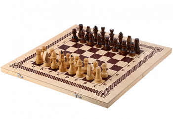 Настольная игра 3 в 1 (шахматы, шашки, нарды) Орловская ладья