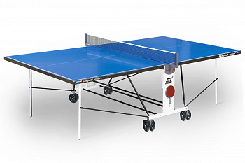 Теннисный стол Start Line Compact Outdoor-2 LX, всепогодный, синий