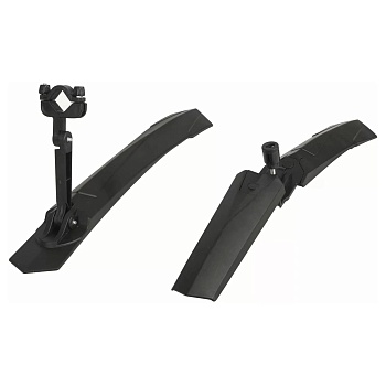 Крылья STG PM-36, 24" - 26", комплект, пластик, черные
