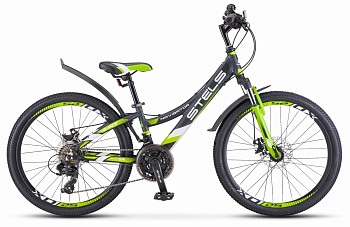 Велосипед подростковый Navigator 440 MD 24 V010 цвет: черный/зеленый