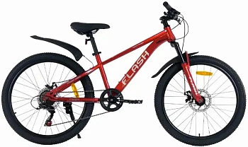 Велосипед TechTeam FLASH, 22" (рама 12), красный 2024