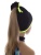 Шапочка для фигурного катания (термобифлекс Vuelta), размер 50-52, черно-салатовая