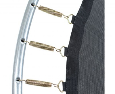 Батут DFC Trampoline 12 ft (366см), наружная сетка, синий в Магазине Спорт - Пермь
