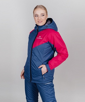 Утепленная куртка NORDSKI Premium-Sport Raspberry/Denim W NSW747890 в Магазине Спорт - Пермь