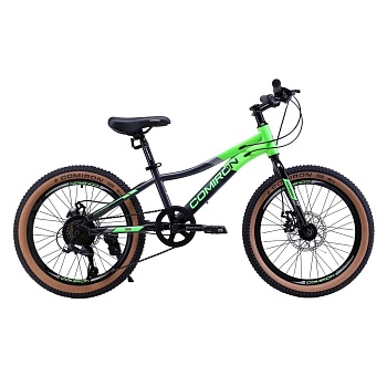 Велосипед COMIRON SMART, 20", 7 скоростей, (рама 10), зеленый