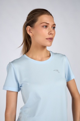 Футболка женская ANTA RUNNING, артикул 862415104-1,  голубая