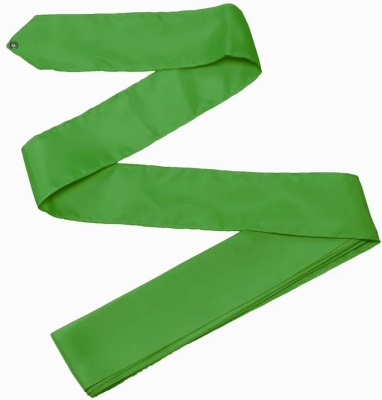 Лента гимнастическая без палочки Indigo 4 м, зеленая