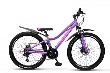 Велосипед KMS Lite MD280, 24", 21 скорость, фиолетовый