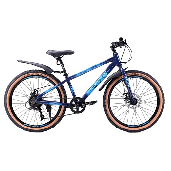 Велосипед COMIRON REBEL, 24", 8 скоростей, (рама 13), цвет морской хаки