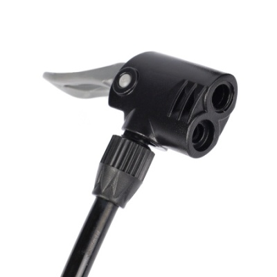 Насос напольный COMIRON BLACKNESS, стальной цилиндр, ручка и основание литой пластик, Presta-Schrader-Dunlop, 11 бар, вес 900гр в Магазине Спорт - Пермь