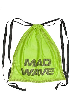 Вентилируемый мешок для инвентаря и мокрых вещей Mad Wave DRY MESH BAG, 45*38 см,  M1118 01 в магазине Спорт - Пермь