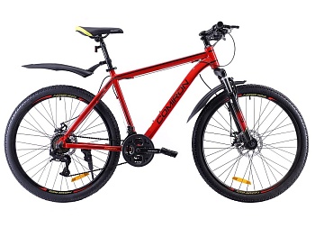 Велосипед COMIRON UNIVERSE 26", 21 скорость (рама 17), цвет красный рэд машин