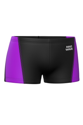 Мужские плавки-шорты Mad Wave Splash anti-chlor M0229 13, фиолетовые в магазине Спорт - Пермь