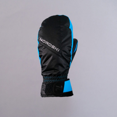 Варежки Nordski Arctic Black/Blue Membrane