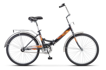 Велосипед складной Stels Pilot-710, 24", 1 скорость, (рама 14),  Z010, черный