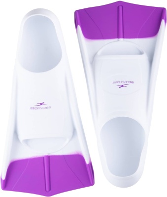 Ласты тренировочные для бассейна 25Degrees Pooljet 25D21001, White/Purple в магазине Спорт - Пермь