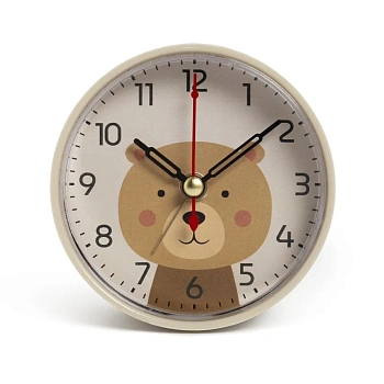 Будильник Рубин кварцевый, корпус хаки "Медвежонок" (В7-036) в магазине Спорт - Пермь