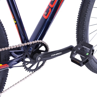 Велосипед COMIRON BRAVE 2.0, 26", 10 скоростей (15 рама), синий/красный в Магазине Спорт - Пермь