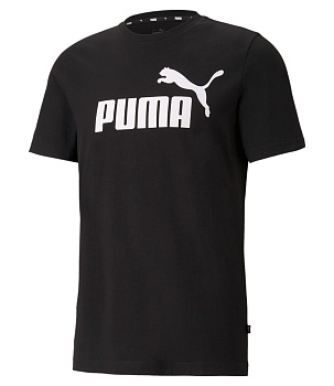 Футболка мужская PUMA Essentials Logo Men's Tee арт. 58666601, цвет черный в Магазине Спорт - Пермь