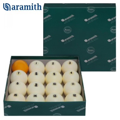 Комплект шаров Aramith Premier Pyramid 60,3мм желтый биток