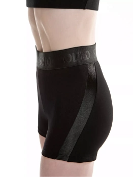 Шорты короткие Solo Total Black из хлопка RG741-107 черные